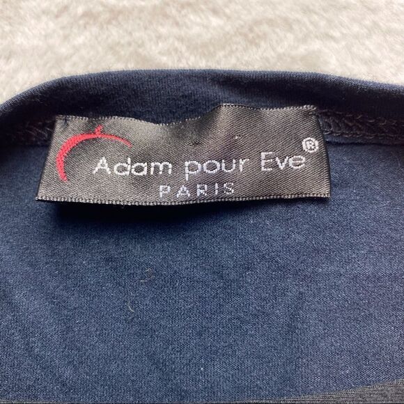 Adam Pour Eve Paris Embroidered Front T-Shirt - Picture 3 of 9